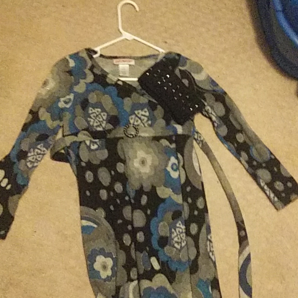A dress with a head band